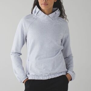 Lululemon 6 After All Pullover in Heathered Cool Breeze